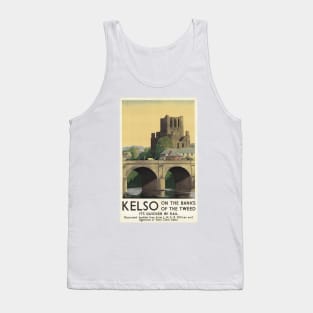 Kelso, Scotland - Vintage Railway Travel Poster - 1941 Tank Top